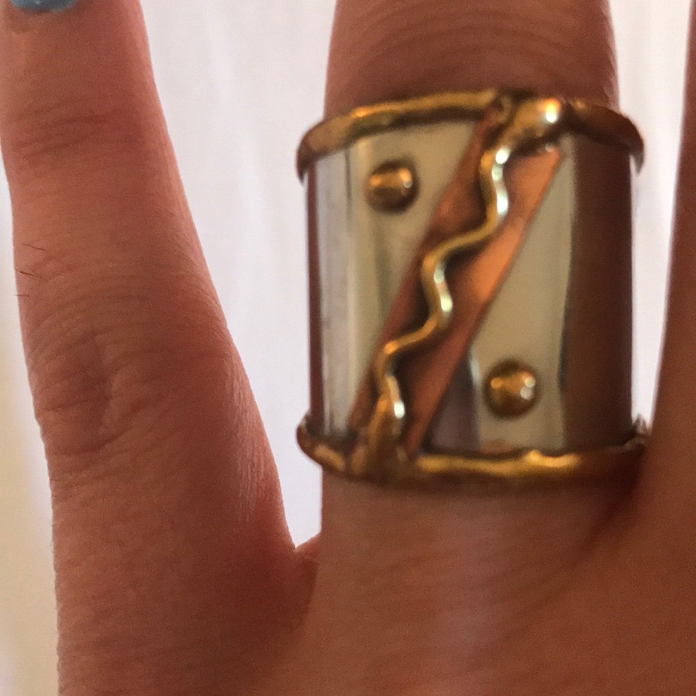 2 rings for $15 (1 gold and 1 silver/copper)